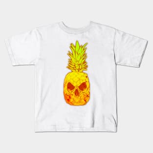 Pineapple Skull Kids T-Shirt